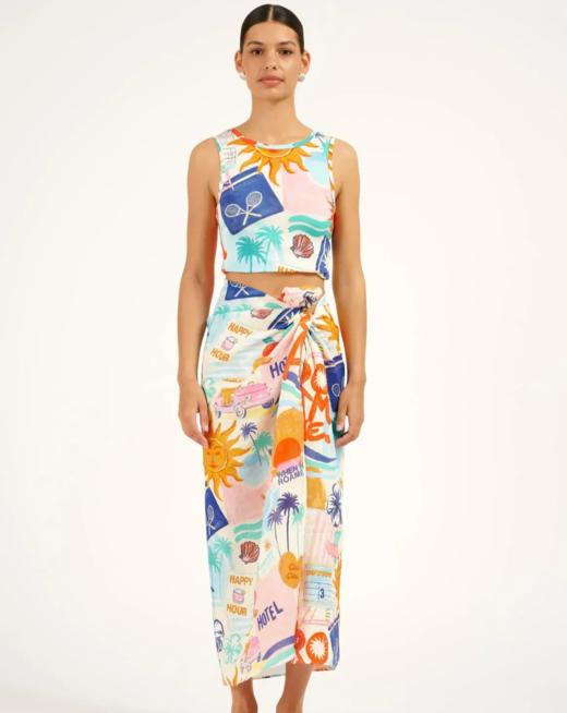 Roame - Faye Sarong - Ciao Miami - 女装 - 下装 - 彩色 商品图0