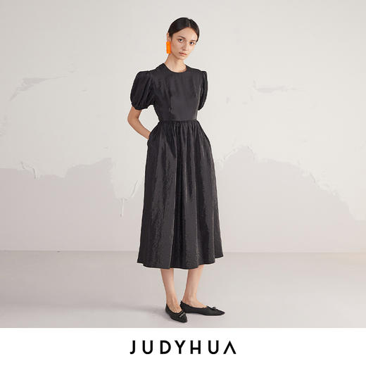 JUDYHUA 禅系列后背挖空连衣裙 商品图0
