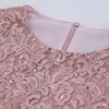 PF8E5斯尔丽24新款法式浪漫斗篷荷叶边通透蕾丝收腰放摆小礼服连衣裙 商品缩略图4
