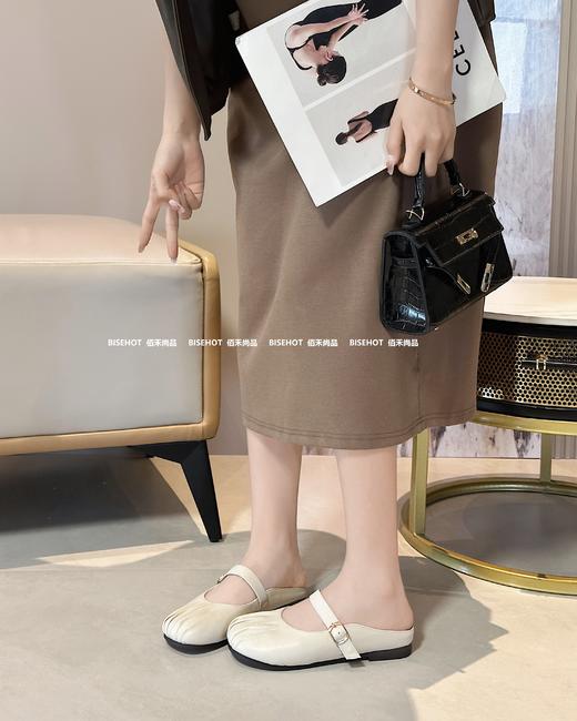 新品羊皮软底软面平底舒适休闲拖鞋947B42525（W） 商品图4