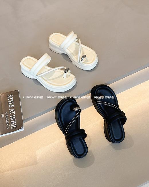 新品夏季夹趾厚底拖鞋671B42583（W） 商品图6