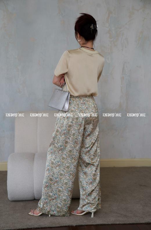 【门店同款】ENJOY夏季智性-质感印花长裤套装 157894436 商品图2