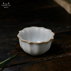 问鼎汝瓷鼎峰系列月白紫金釉经典款宝相杯