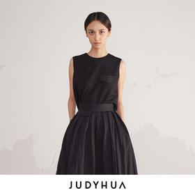 JUDYHUA 极简针织无袖背心
