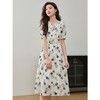 【专属特价】熙世界夏装水墨碎花连衣裙女2025新款洋气时尚气质雪纺妈妈裙子 商品缩略图0