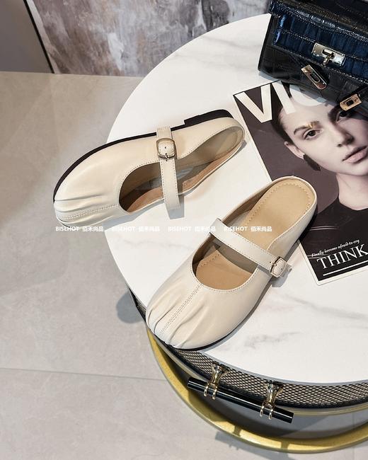 新品羊皮软底软面平底舒适休闲拖鞋947B42525（W） 商品图8