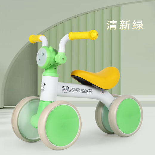 【宝宝超爱❗️平衡助步滑行车】135°限位专向，科学定向四轮防侧翻，皮革软座椅，静音耐磨车轮，减震降噪❗️新款儿童助步车1-3岁四轮平衡车婴幼儿溜溜助步车 商品图6