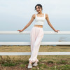 凉感爽滑面料 UPF50+防晒宽松束脚裤 垂感飘逸 遮肉显瘦长裤 商品缩略图4