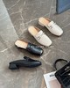 新品女士牛皮粗跟包头女拖鞋947B42526（W） 商品缩略图0