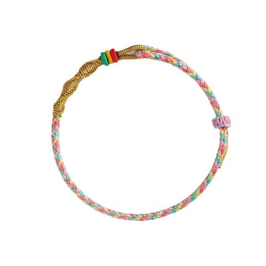 2只装！【端午节五彩绳手链】儿童宝宝幻彩粽子手绳 手工编织五月节五彩线  商品图4