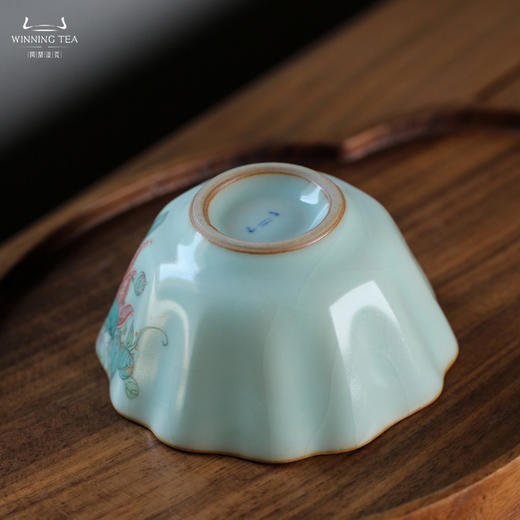 问鼎汝瓷鼎峰系列天青老款祥瑞杯（如影随形） 商品图4