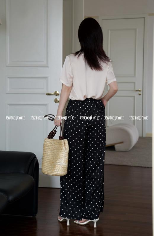 【门店同款】ENJOY夏季智性-质感印花长裤套装 157894436 商品图8