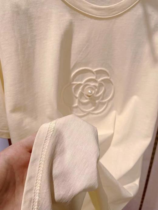 夏季薄款山茶花T恤韩版上衣半袖女士SZ2683 商品图1