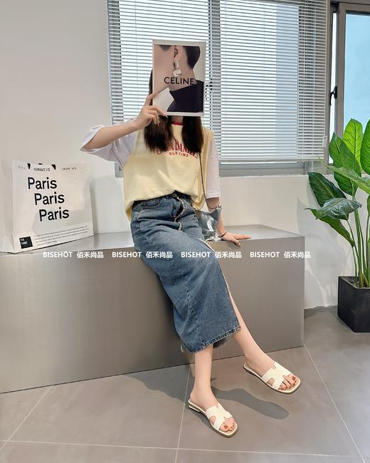 新品女士平底舒适百搭拖鞋689B42595（W） 商品图1