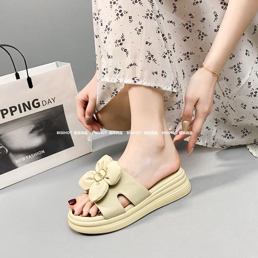 新品女士太阳花厚底休闲拖鞋968B42578（W） 商品图2