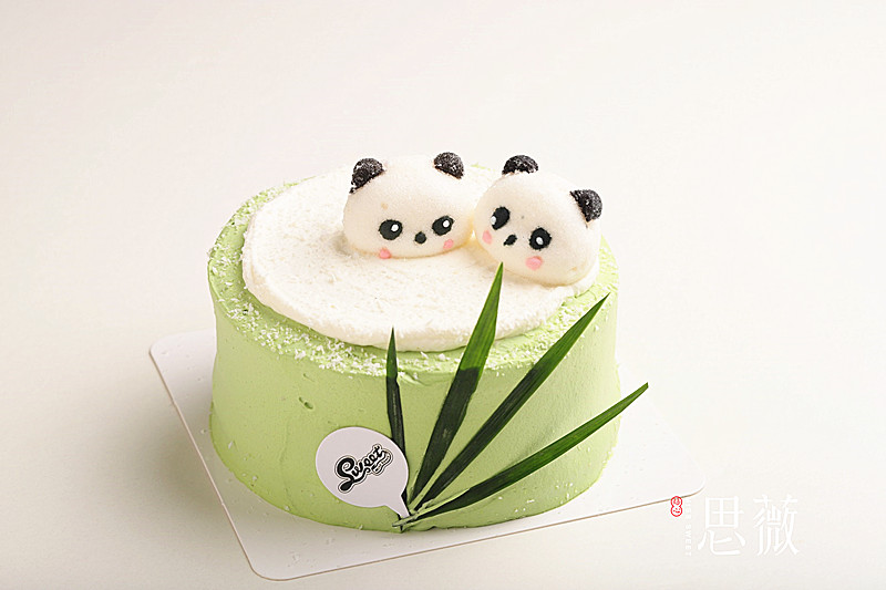 童趣熊猫蛋糕（开心果杨梅口味）