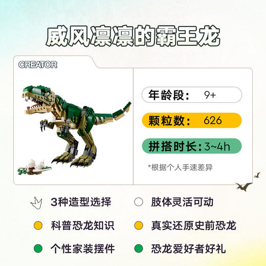 乐高LEGO 霸王龙LEGC31151 商品图3