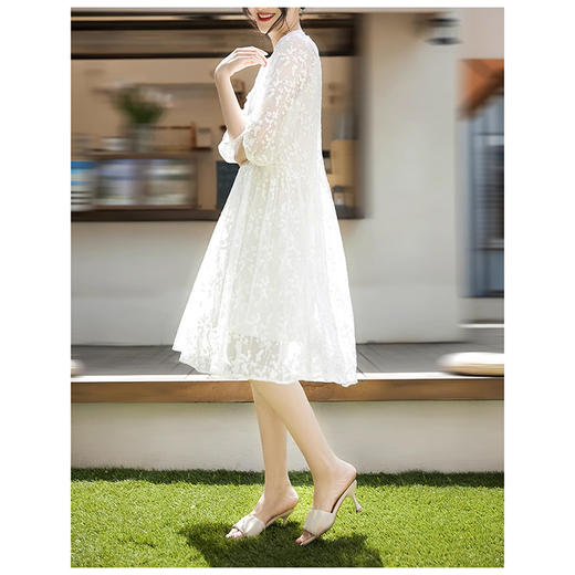 裁缝学苑AS254飘逸刺绣中长连衣裙纸样女装夏季裙子新款样板 商品图2