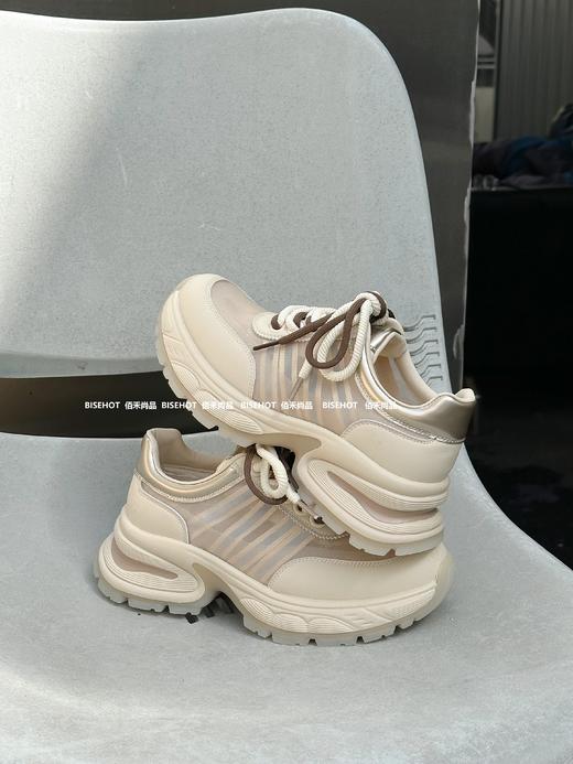 新品女士双层吸膜底百搭时尚老爹鞋643B42562（W） 商品图7