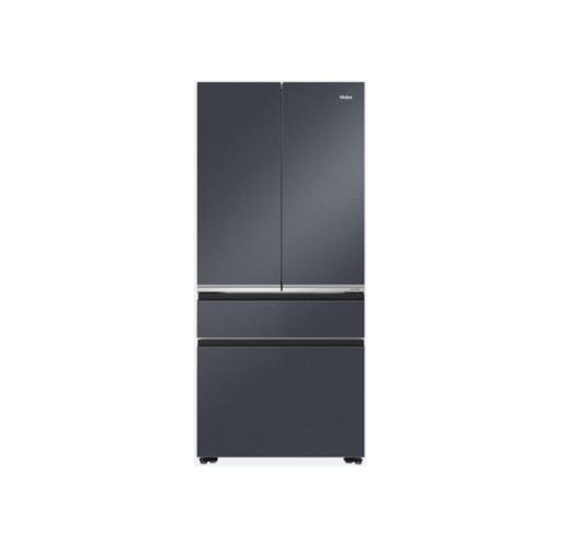 海尔 冰箱 BCD-517WGHFD2BGTU1 517升 变频 风冷 嵌入式 一级能效 法式多门  底部前置散热 钢化玻璃面板 灰色系 星光流影颜色 商品图0