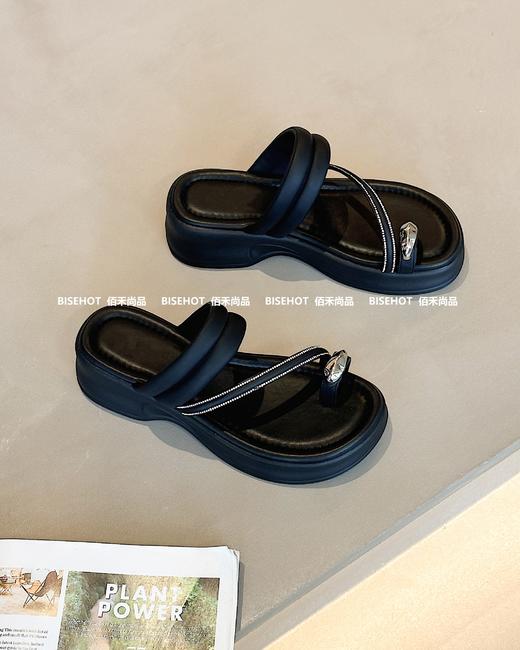 新品夏季夹趾厚底拖鞋671B42583（W） 商品图4