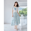 【专属特价】熙世界薄荷曼波法式油画感T恤小雏菊碎花a字半身裙连衣裙夏季 商品缩略图4