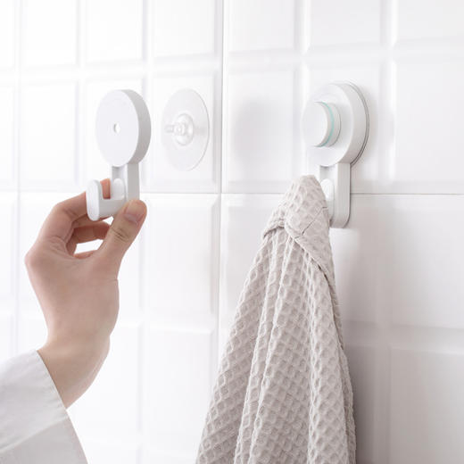 茶花卡乐免打孔吸壁单钩 商品图1