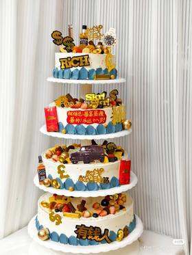 多层分体架子蛋糕【图片供参考可定制】