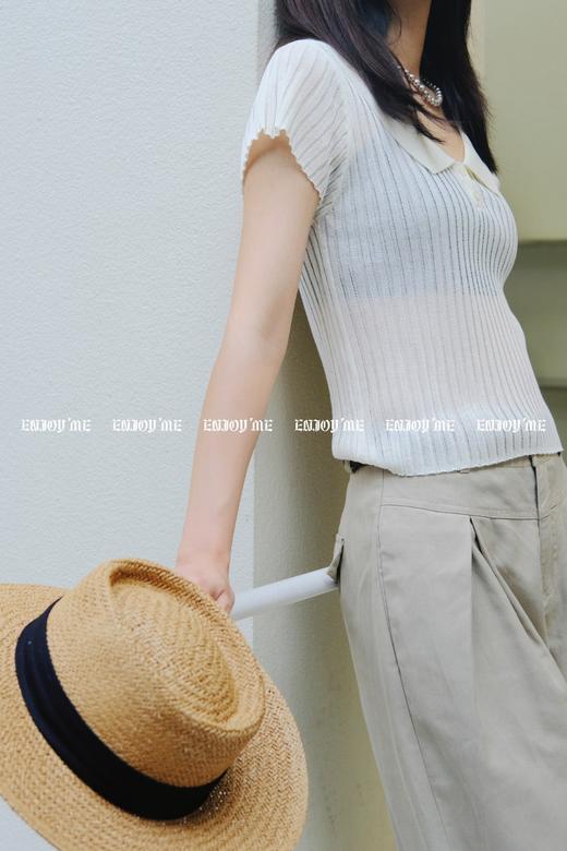 【门店同款】ENJOY夏季高级感轻薄休闲裤 158043801 商品图3