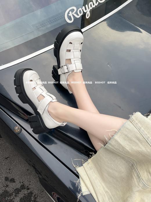 新品女士厚底镂空春夏猪笼鞋919B42528（W） 商品图3