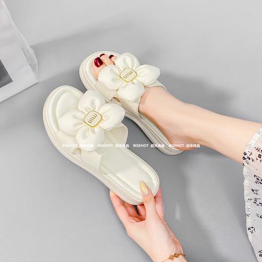 新品女士太阳花厚底休闲拖鞋968B42578（W） 商品图5