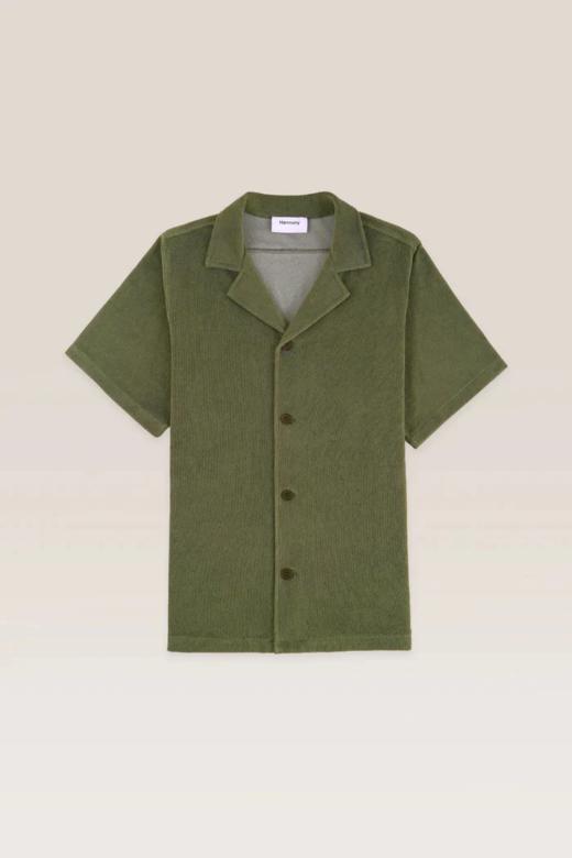 Harmony Paris - Claudio Shirts - Military Green - 男装 - Polo衫 - 军绿色 商品图0