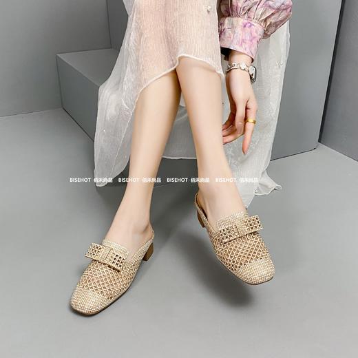 新品女士牛津软底闪钻女拖鞋968B42577（W） 商品图3