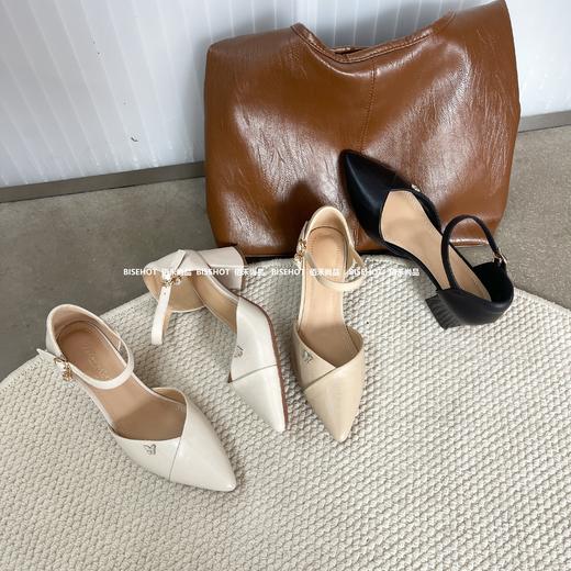 新品女士牛皮尖头百搭时装中空鞋829B42524（W） 商品图2