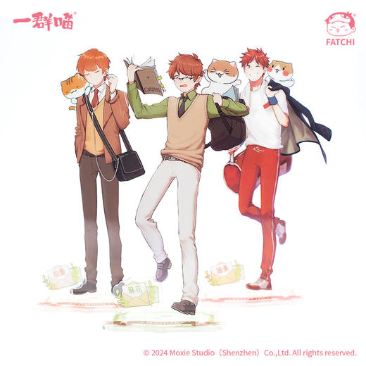 一群喵冬日信笺系列立牌 商品图4