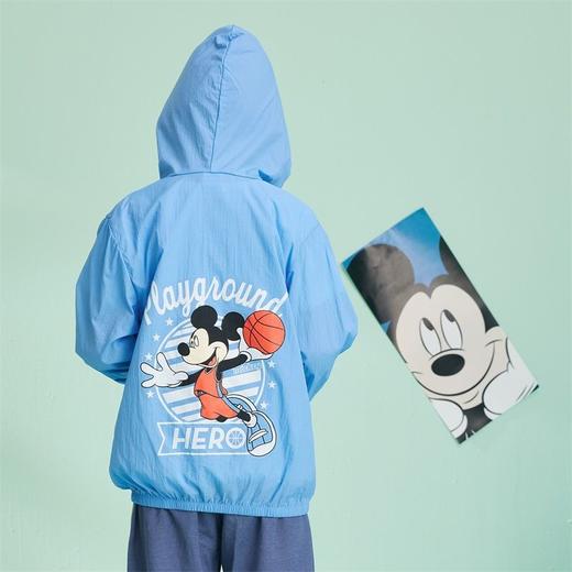 迪士尼儿童防晒衣夏日男女童卡通印花透气拉链上衣防晒衣 商品图3