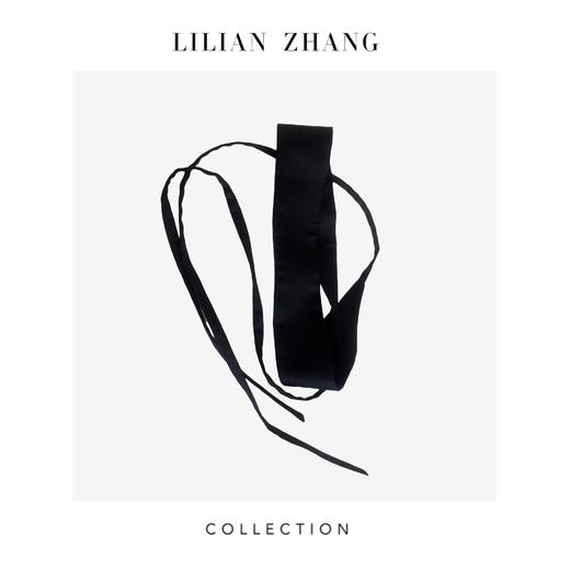 LILIAN ZHANG定制——经典黑色——日常百搭打结系带腰封腰带 2413001 商品图2