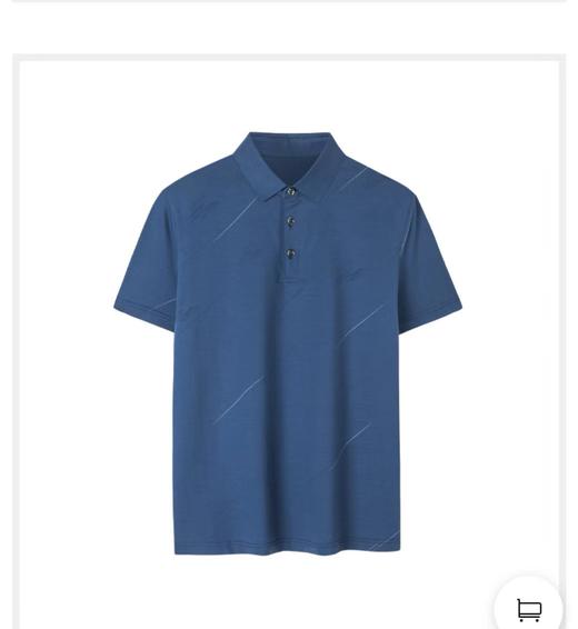 才子男装2024夏款条纹休闲短袖 商品图1