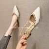 新品女士铆钉尖头时装中空鞋845B42551（W） 商品缩略图5