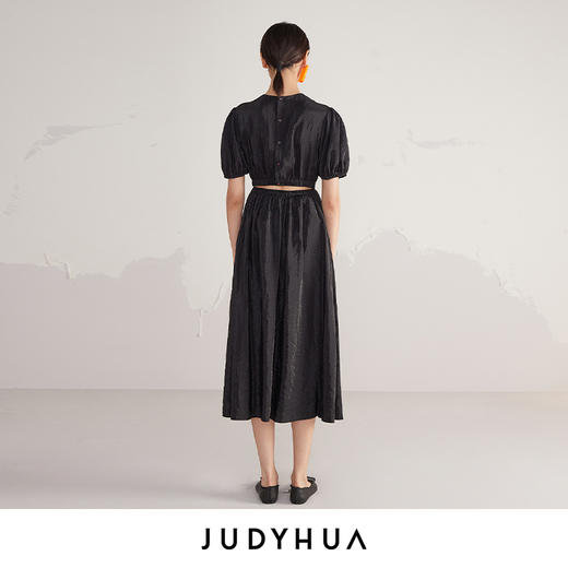 JUDYHUA 禅系列后背挖空连衣裙 商品图2