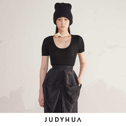 JUDYHUA 禅系列简约短袖T恤 商品图0