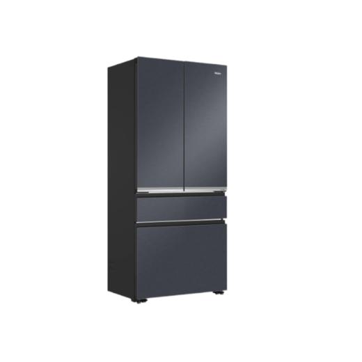 海尔 冰箱 BCD-517WGHFD2BGTU1 517升 变频 风冷 嵌入式 一级能效 法式多门  底部前置散热 钢化玻璃面板 灰色系 星光流影颜色 商品图1