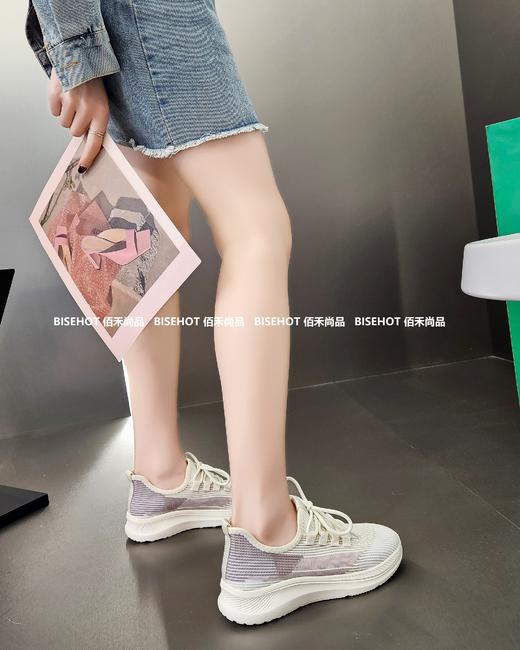 新品女飞织发泡软底运动休闲鞋653B42592（W） 商品图4