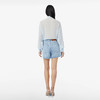 GCDS 女士字母徽标印花棉质休闲牛仔短裤 浅蓝色 A1CW3100DA275 商品缩略图2