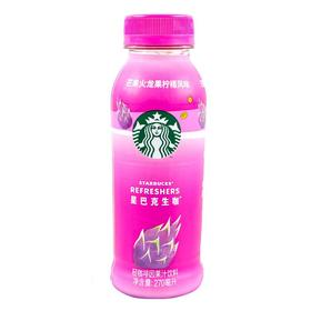 星巴克生咖芒果火龙果柠檬果汁饮270ml