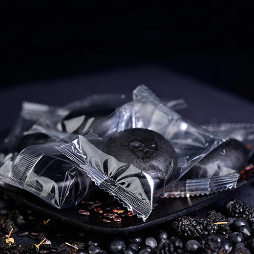 【五黑紫米桑葚饼】软糯不粘牙代餐好帮手浓黑醇香好吃不腻  350g*盒 商品图3