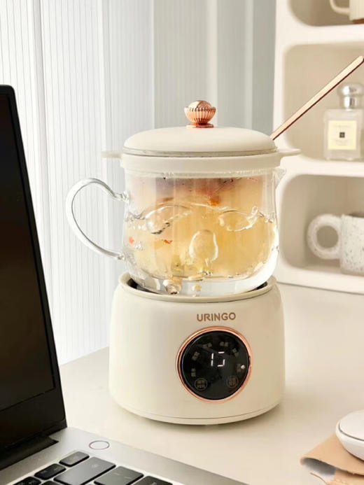 七彩叮当YS02(D)分体式养生杯(炖盅)米白 商品图1