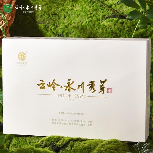 云岭茶业 永川秀芽2024年新茶茶叶礼盒装明前绿茶春茶 （御芽）礼盒装送礼 180g 商品图1