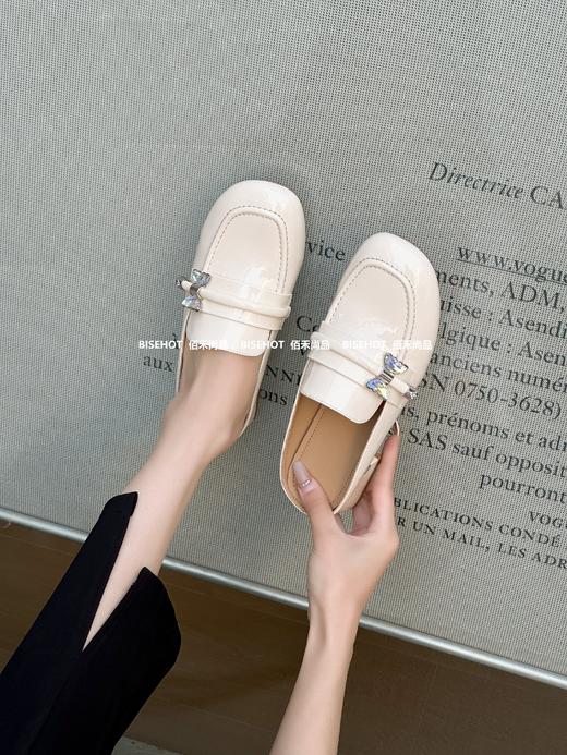 新品漆皮矮跟时装新款半拖772B42507（W） 商品图3