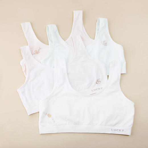 【第二件 0 元｜ 满2件 5 折】【秀黛】可爱熊印花一阶背心少女背心L5114002T【门店同款】 商品图0